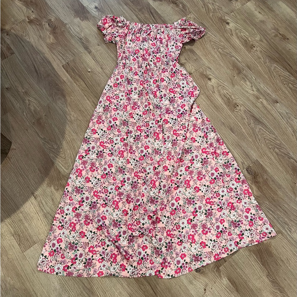 Pink Floral Dress